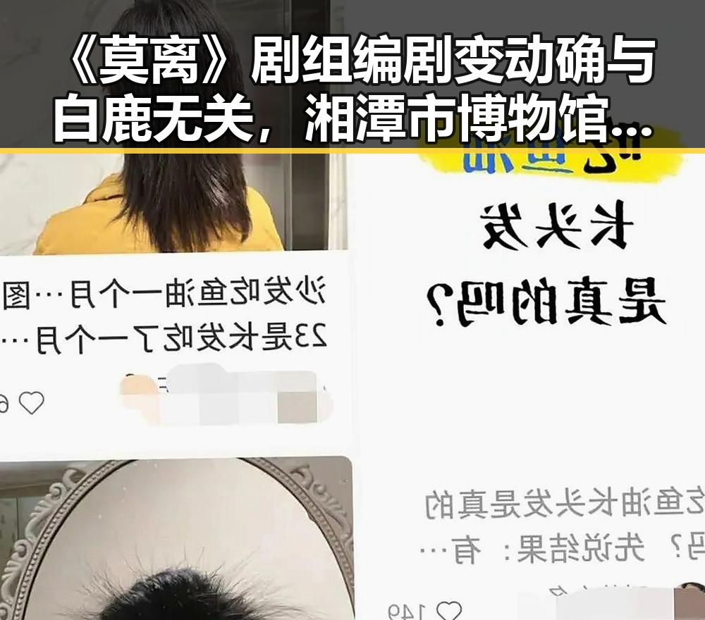 《莫离》剧组编剧变动确与白鹿无关,湘潭市博物馆藏着最硬核的思想密码引发反差讨论