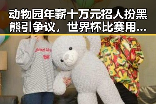 动物园年薪十万元招人扮黑熊引争议,世界杯比赛用球怎么还要充电引热议