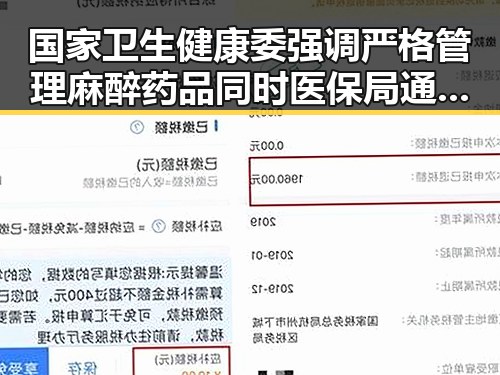 国家卫生健康委强调严格管理麻醉药品同时医保局通报用人单位未及时发放生育津贴引发关注