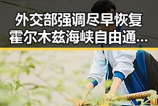 外交部强调尽早恢复霍尔木兹海峡自由通行中国裁判不只马宁引发新关注