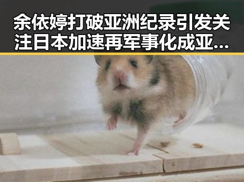 余依婷打破亚洲纪录引发关注 日本加速再军事化成亚太火药桶